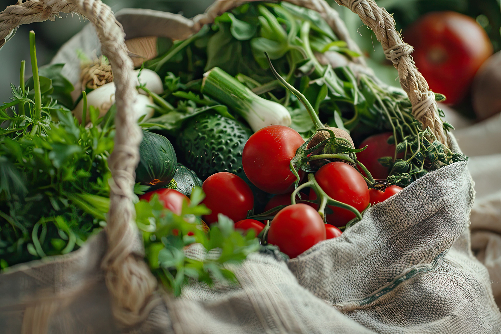 3+1 на свежие овощи и зелень